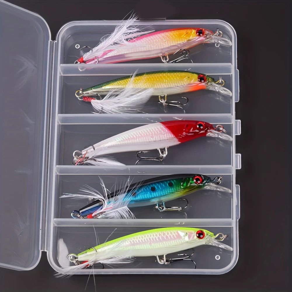 Laser 3D Eyes Bionic Minnow Fi - Fishing Hook Treble recension och pris