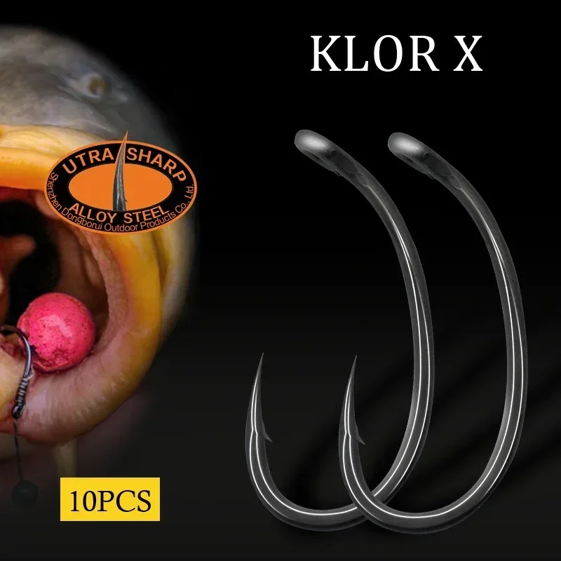 10pcs Carp Fishing Hook Curved - Fishing Hook Assortment recension och pris