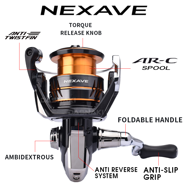 Shimano 2026 NEXAVE Spinning R - Shimano Reel Stradic recension och pris