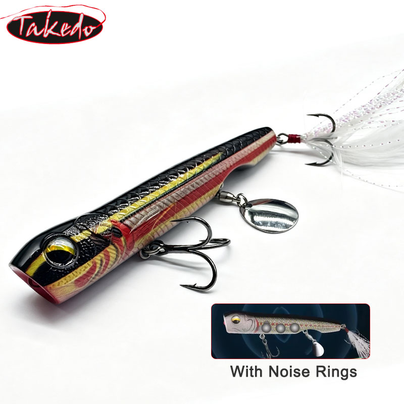 TAKEDO 10G Top Water Popper Fi - Fishing Hook Treble recension och pris