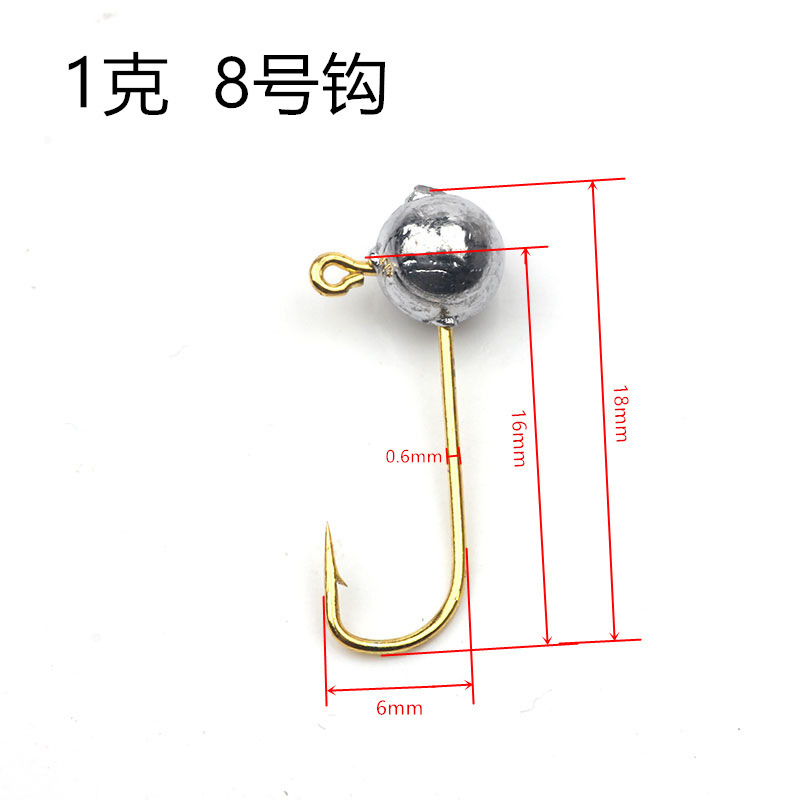 10pcs/lot Micro Jig Head Fishi - Fishing Hook Offset recension och pris