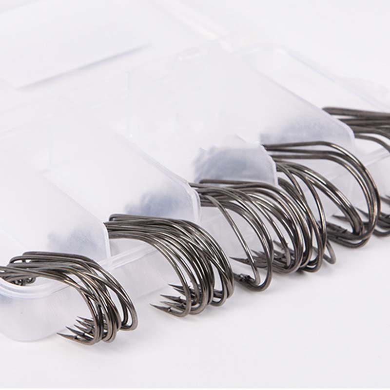 50Pcs/Box High Carbon Steel Fi - Fishing Hook Box recension och pris